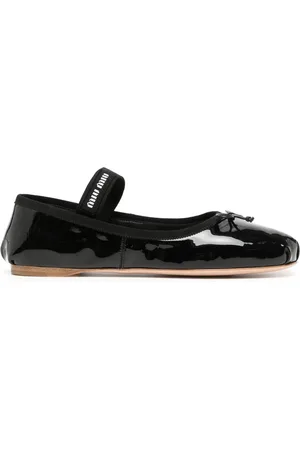 Miu Miu Patent-leather ballerina shoes