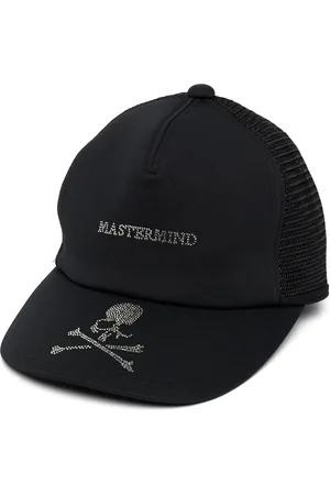 MASTERMIND Studded-logo mesh-panel cap