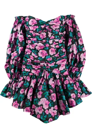GIUSEPPE DI MORABITO Off-shoulder floral print dress