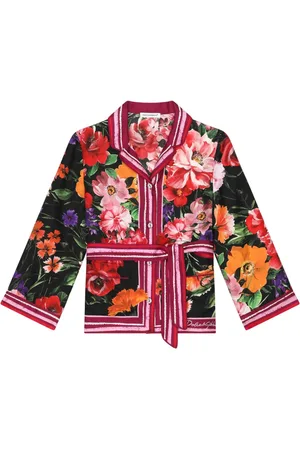 Dolce & Gabbana Floral print twill shirt