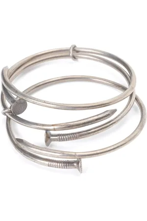 GUIDI 3 Spiral sterling bracelet
