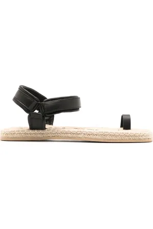 OSKLEN Touch-strap leather sandals
