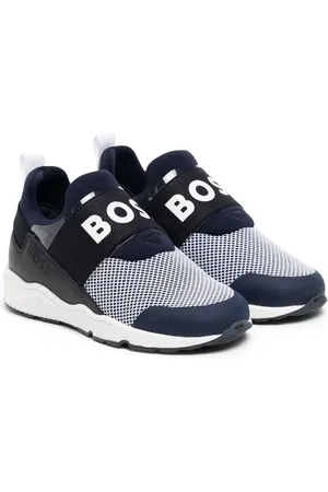 HUGO BOSS Logo-print strap sneakers