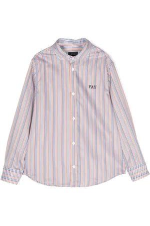 FAY Striped long-sleeve shirt