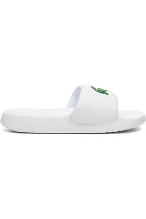Lacoste Croco 1.0 rubber slides