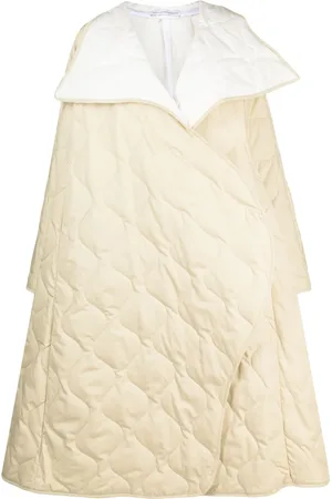 Niccolo Pasqualetti Asymmetric diamond-quilted coat