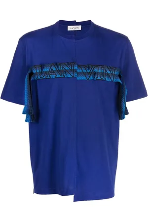 Lanvin Logo-embroidered cotton T-shirt