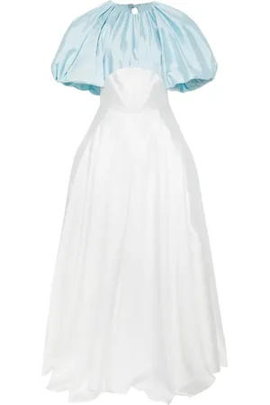 Gaby Charbachy Pleated flared dress set