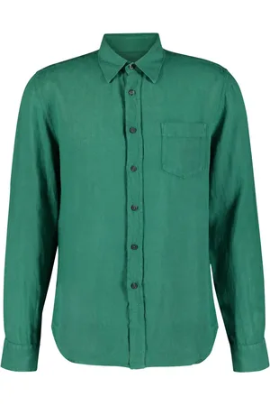 120% Lino Long-sleeve linen shirt