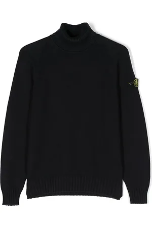 Stone Island Compass-motif roll-neck jumper