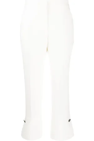 Msgm Cropped-leg flared trousers