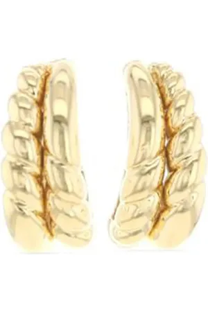 PIAGET Yellow chunky hoop earrings