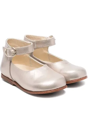 BONPOINT Round-toe leather pre-walkers
