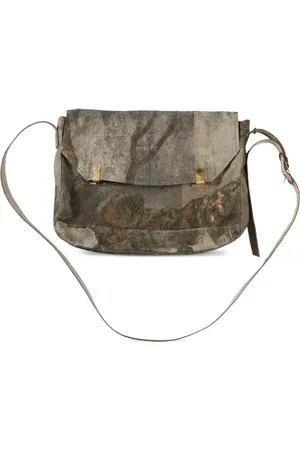 ZIGGY CHEN Medium camouflage-print messenger bag