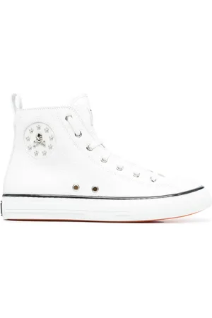 Philipp Plein Leather high-top sneakers