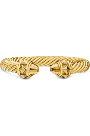 David Yurman 18kt yellow Renaissance Cablespira bracelet (9mm)