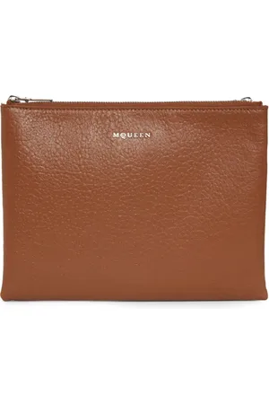 Alexander McQueen Logo-plaque clutch bag