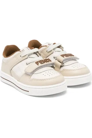 Fendi Colourblock leather sneakers