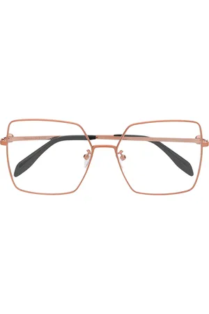 Alexander McQueen Oversize frame glasses