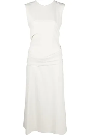 Totême Waist-panel sleeveless midi dress