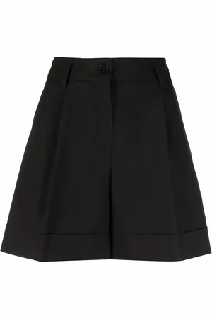 P.A.R.O.S.H. Turn-up hem shorts