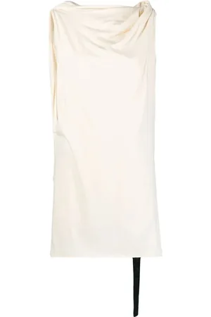 Rick Owens Draped organic cotton tunic