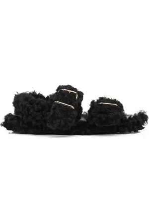 Marni Shearling-trimmed sandals