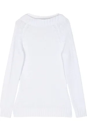 Céline Boat-neck cotton jumper