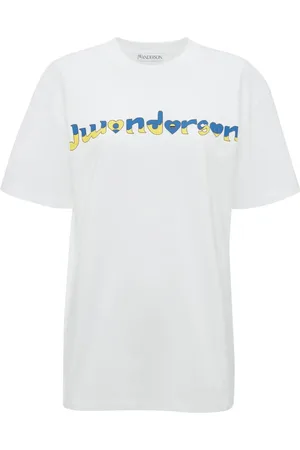J.W.Anderson X Run Hany logo-print T-shirt