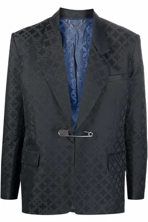 Charles Jeffrey Loverboy Pin-detail jacquard blazer