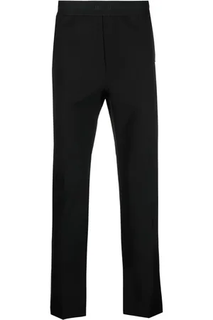 Msgm Logo-waistband tapered trousers
