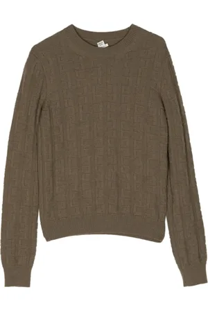 Hermès Intarsia-knit wool jumper