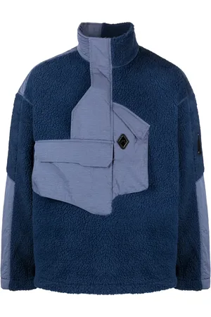 A-cold-wall* Bonded Axis panelled fleece jacket