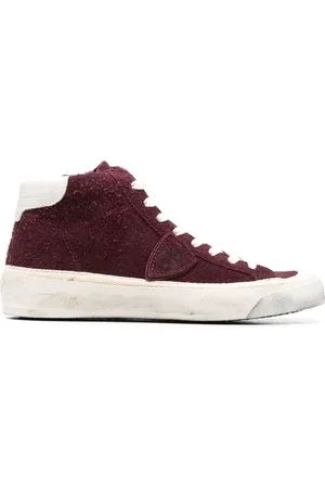 Philippe model Distressed high-top sneakers
