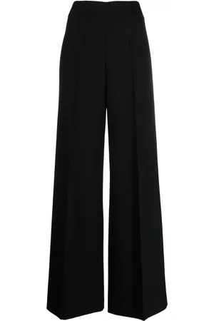 Twin-Set Logo-plaque pallazo trousers