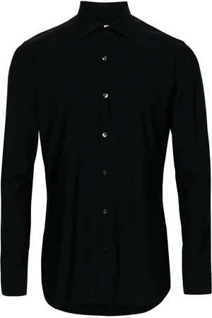Tintoria Mattei Spread-collar button-up shirt