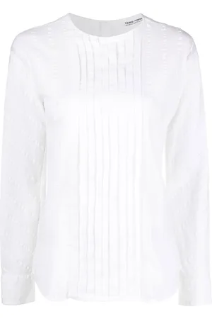 Giorgio Armani 1970s pleated button-up shirt