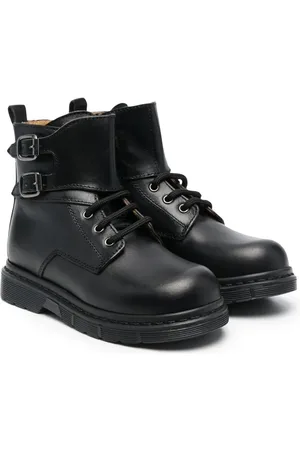 GALLUCCI Lace-up leather ankle boots