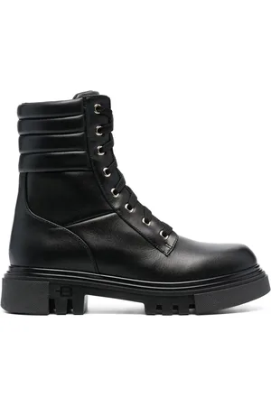 BALDININI Leather combat boots
