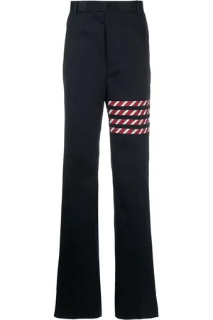 Thom Browne 4 Bar stripe straight-leg trousers