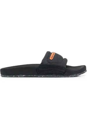 Heron Preston Logo-patch slip-on slides