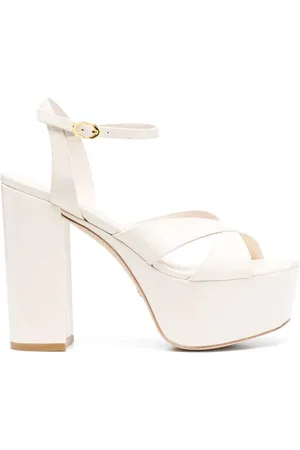 Stuart Weitzman Miami Squarehigh 140mm platform sandals