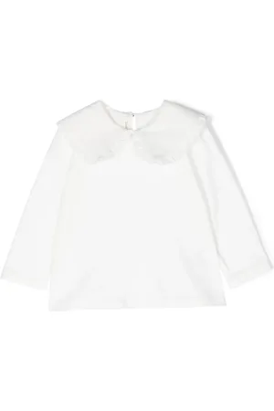 Zhoe & Tobiah Peter Pan-collar cotton blouse