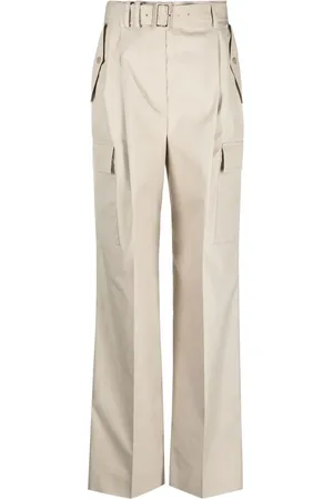 Prada Belted wide-leg trousers