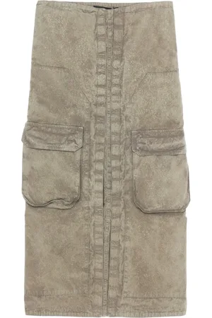 Y / PROJECT Cargo-pocket midi skirt