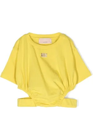 Elisabetta Franchi Logo-plaque cut-out T-shirt