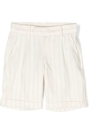 ELEVENTY Striped tailored shorts