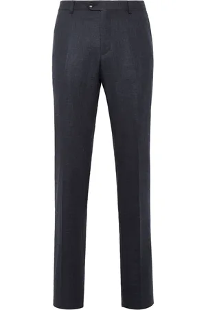 BILLIONAIRE Tapered-leg wool-blend trousers