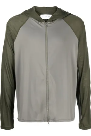 Post Archive Faction PAF Colour-block zip-up hoodie