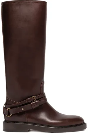 Buttero Knee-high leather boots